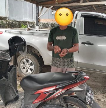 Curi Sepeda Motor di Pasar Mandor Pelaku Diciduk Polisi