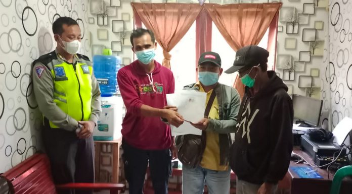 Kasus Kecelakaan Antara Dua Sepeda Motor di Pasar Karangan Berakhir Damai