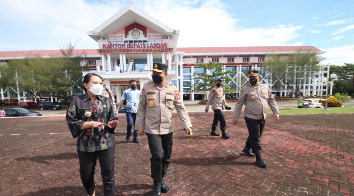 Bupati dan Kapolres Landak Terima Kunker Kapolda Kalbar