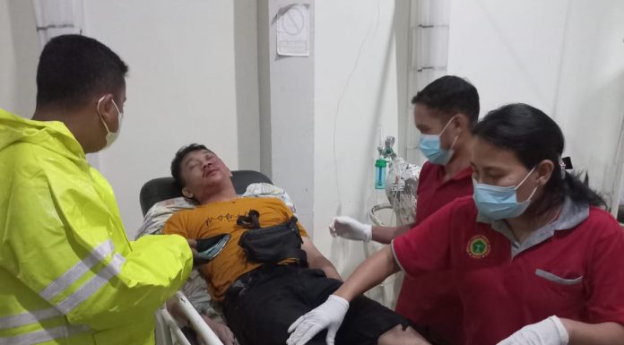 Alami Slip Ban, Warga Ngabang Ini Terlibat Kecelakaan di Sidas
