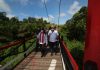 Panjang 100 Meter, Jembatan Gantung Ini Diklaim Terpanjang di Landak