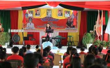 Bupati Landak Resmikan Perkumpulan PKSB “Nek Sanggup” Sekolah Kristen Agape