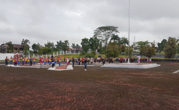 Senam Sehat Ala Prokes Tutup Rangkaian Kegiatan HPN 2022 di Landak