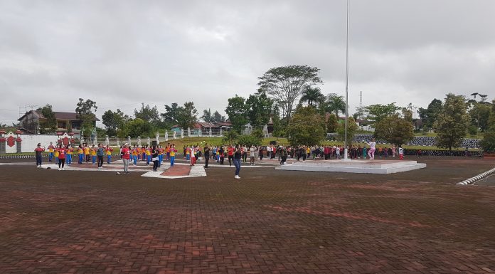 Senam Sehat Ala Prokes Tutup Rangkaian Kegiatan HPN 2022 di Landak