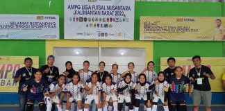 Raih Skor 5-1, Tim Futsal Internona Ketapang Menang Telak Atas Tim Kalbar United Kota Pontianak