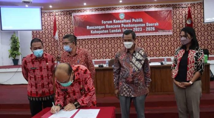 DPRD Dukung Program Rancangan Rencana Pembangunan Daerah Kabupaten Landak Tahun 2023-2026