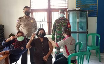 Vaksinasi Dosis Kedua dan Tiga Diikuti Antusias Masyarakat Mempawah Hulu