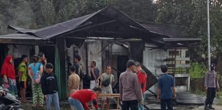 Ditinggal Dalam Keadaan Kosong, Satu Unit Rumah Warga Yang Dijadikan Tempat Usaha di Sidas Terkabar