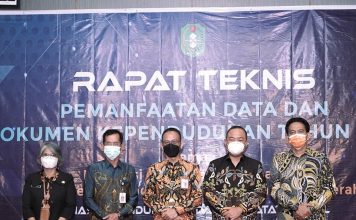 Sekda Ketapang Buka Rapat Teknis Pemamfaatan Data dan Dokumentasi Kependudukan se Kabupaten Kota Provinsi Kalbar