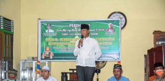 Wabup Ketapang Hadiri Peringatan Isra’ Mi’raj Masjid Al- Muhajrin Kanalisasi Desa Sungai Pelang