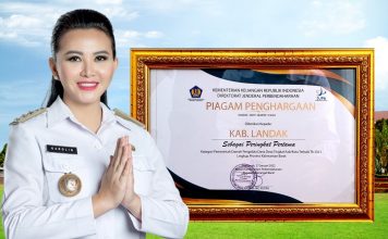 Pemkab Landak Raih Peringkat Pertama Pengelolaan Dana Desa 2021