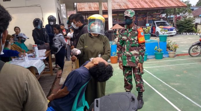 Tidak Patuhi Prokes, Sejumlah Warga di Swab Antigen Ditempat Saat Operasi Yustisi