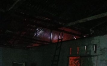 Rumah Warga di Dusun Raso, Desa Sepahat Menjalin Terbakar