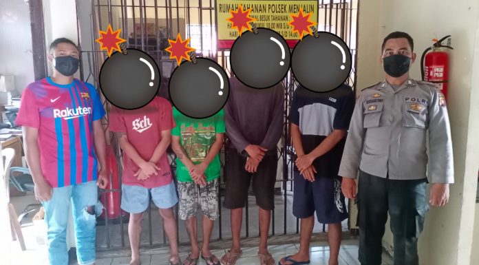 Empat Pelaku Pencurian Warung Sembako di Pasar Menjalin Diringkus
