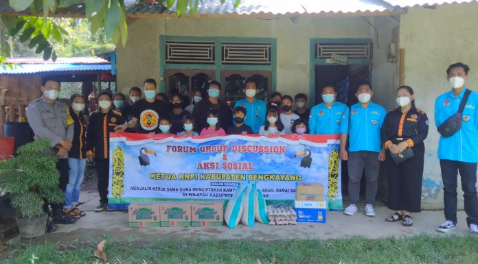 Berbagai Kasih, KNPI Bersama Polres Bengkayang Salurkan Bantuan ke Panti Asuhan