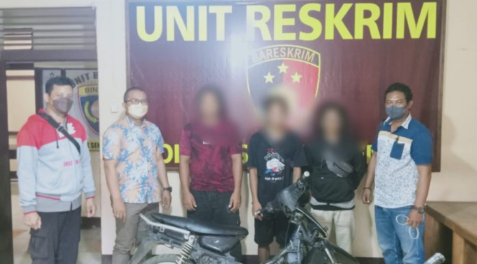 Tiga Pelaku Pencuri TBS Diciduk Polisi