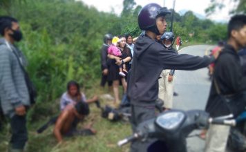 Adu Banteng Motor Vs Motor di Senakin, Satu Pengendara Dirujuk ke RS Pontianak