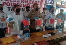 Polres Melawi Amankan Lima Pelaku Penyalahgunaan Narkotika Disebuah Hotel di Nanga Pinoh