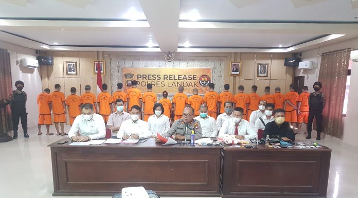 Ini Deretan Kasus Yang Berhasil Diungkap Polres Landak Sepanjang Operasi Pekat Kapuas 2022