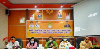 Rapat Koordinasi Percepatan Penyaluran DAK Fisik Tahap 1 Tahun 2022