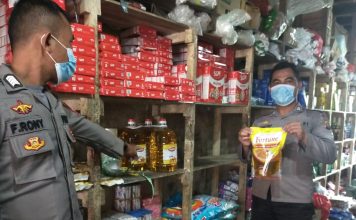 Cek Ketersediaan Sembako Jelang Hari Raya, Polisi Sidak Pasar