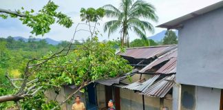 Sejumlah Rumah Warga di Desa Tiangtanjung Rusak Diterjang Angin Puting Beliung