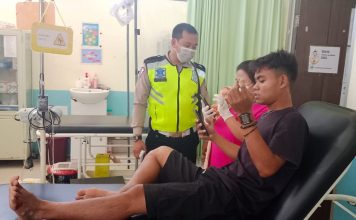Lakalantas di Desa Pahongk, Libatkan Sepeda Motor dan Pejalan Kaki, Anak 5 Tahun Turut Jadi Korban