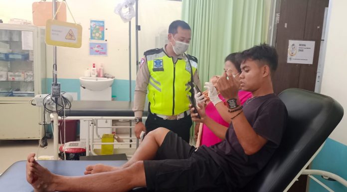 Lakalantas di Desa Pahongk, Libatkan Sepeda Motor dan Pejalan Kaki, Anak 5 Tahun Turut Jadi Korban
