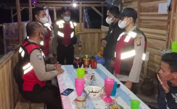 Gelar Operasi Pekat Kapuas 2022, Petugas Temukan Cafe Jual Miras
