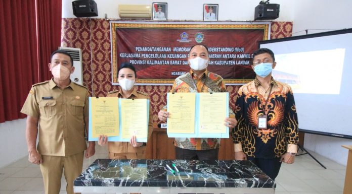 Pemkab Landak dan Ditjen Perbendaharaan Teken MoU Pengelolaan Keuangan