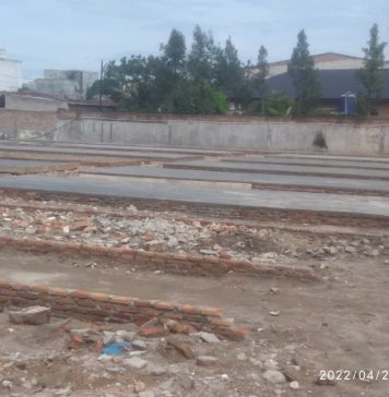 Tanpa Plang, Proyek Lapak di Pasar Inpres Kotapinang Dipertanyakan