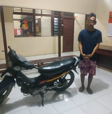 Bawa Kabur Motor Teman Dari Desa Darit, Warga Sekadau Diringkus Polisi di Tayan Hulu