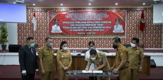 Sosialisasi Pilkades Serentak, Bupati Landak Minta Kepala Desa Memahami Tahapan Pemilihan