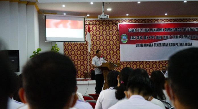 Pemkab Landak Gelar Pelatihan Manajemen Administrasi Kepegawaian