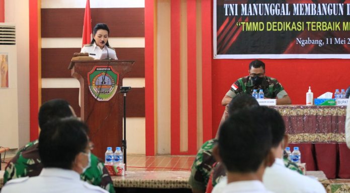 Bupati Landak: TMMD Bantu Pemerintah Percepat Pembangunan