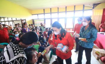 Sosialisasi Stunting Desa Lamoanak, Bupati Karolin Ajak Warga Utamakan Gizi Anak