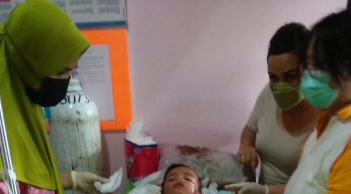 Terlibat Lakalantas di Desa Sidas, Bocah Lima Tahun Dirujuk ke RS Pontianak
