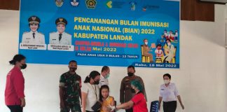Pemkab Landak Targetkan 95 Persen Imunisasi Campak dan Rubela Bagi Anak Usia 9 Bulan Hingga 12 Tahun