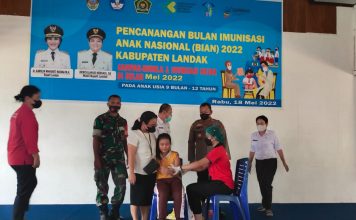 Pemkab Landak Targetkan 95 Persen Imunisasi Campak dan Rubela Bagi Anak Usia 9 Bulan Hingga 12 Tahun