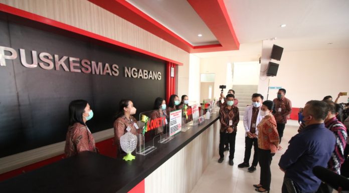 Bupati Landak Resmikan 2 Puskesmas Prototype, Perluasan Pembayaran Pajak Online dan Mbiz Market