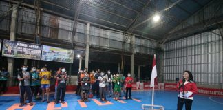 Bupati Karolin Resmi Buka Futsal Kota Intan Cup III