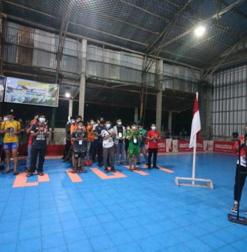 Bupati Karolin Resmi Buka Futsal Kota Intan Cup III