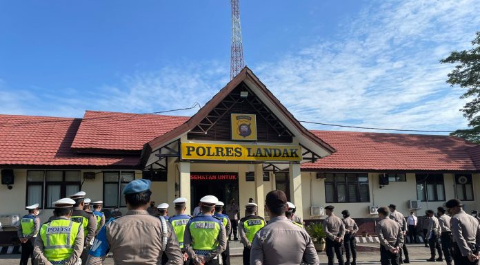 Tindaklanjuti Intruksi Kapolri, Kapolres Landak Minta Personel Bekerja Secara Profesional