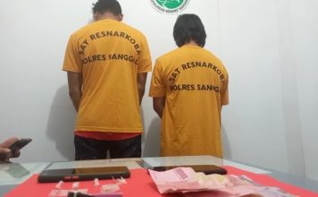 Hendak Edarkan Sabu di Wilayah Kapuas Sanggau, Dua Pelaku Dibekuk Polisi