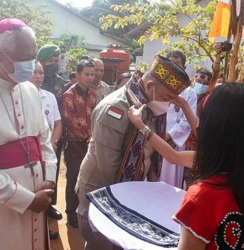 Sekda Ketapang Hadiri Peresmian Paroki Santo Petrus dan Paulus Sungai Daka