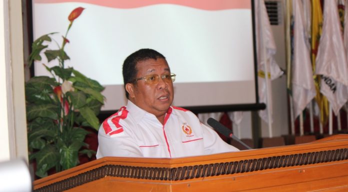 Heri Saman Kembali Jabat Ketua Umum Koni Kabupaten Landak Masa Bakti 2022-2026