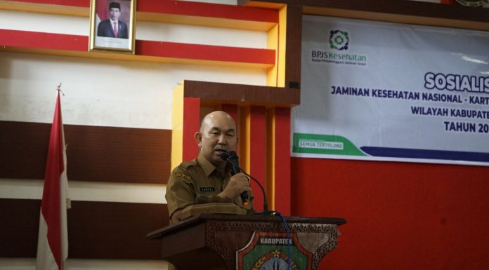 Pj Bupati Landak Minta Perangkat Desa Belum Terdaftar Dalam Program BPJS Kesehatan Segera Didaftarkan