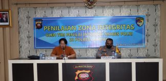 Tim Penilai Internal Mabes Polri Kunjungi Polres Landak