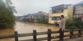 Inisensitas Curah Hujan Tinggi, Debit Air Sungai Menyuke Mulai Naik