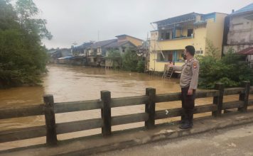 Inisensitas Curah Hujan Tinggi, Debit Air Sungai Menyuke Mulai Naik